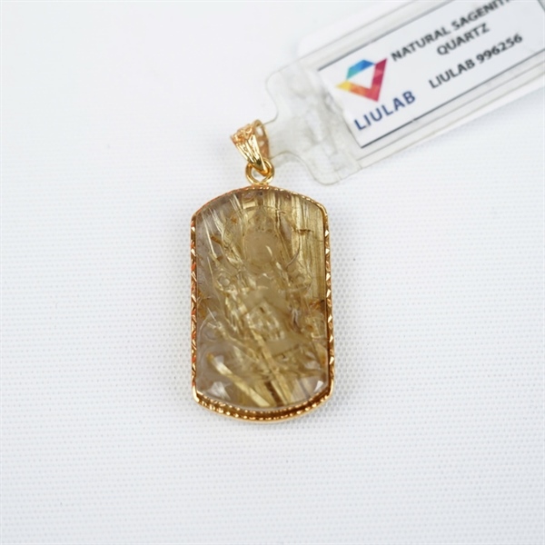 Mặt phật quan âm tóc vàng 996256(thiếu sổ) KG+