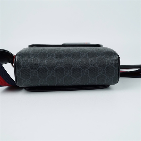 Túi GG đeo chéo đen (791741-0416) sz18 (BQ) KG+