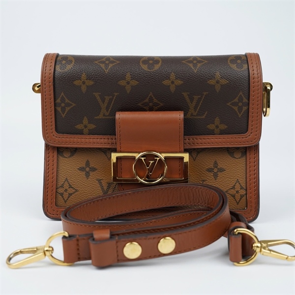 Túi LV Dauphine hoa nâu (FZ4240) sz19 (BQ) KG+