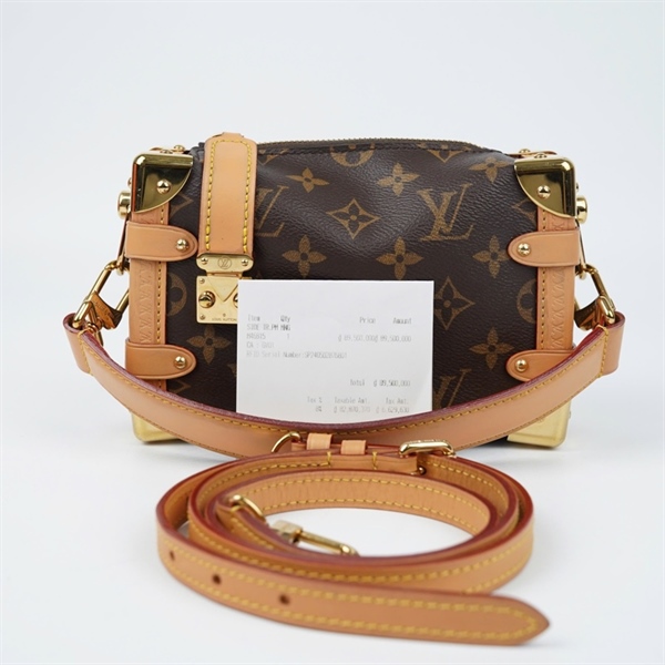 Túi LV Side Trunk hoa nâu 2 strap sz19 (BQ) KG+