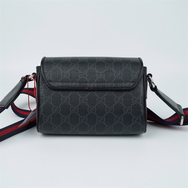 Túi GG đeo chéo đen (791741-0416) sz18 (BQ) KG+