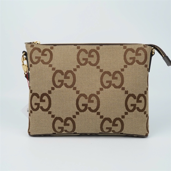 Túi GG Clutch nâu 2 strap (699130-527066) sz30 (BQ) KG+