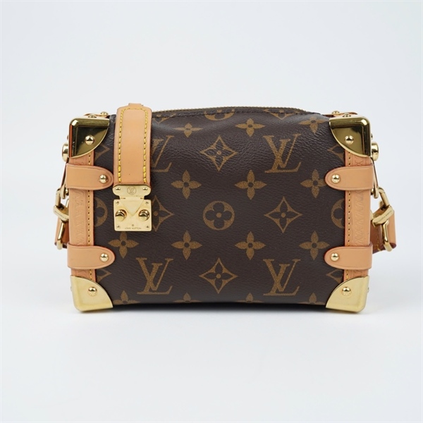 Túi LV Side Trunk hoa nâu 2 strap sz19 (BQ) KG+