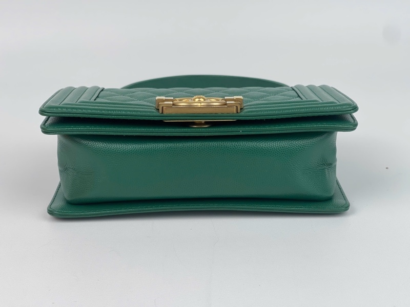 Túi Chanel Boy xanh (26013403) sz20 (BMC) KG+