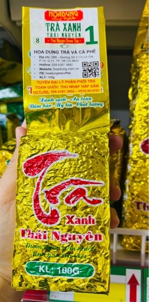 Trà thái nguyên bịch vàng 100g