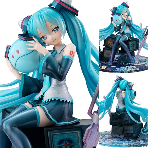Lucrea Mobile Suit Gundam 45th Anniversary x Hatsune Miku Hatsune Miku x 00 Gundam 1/7