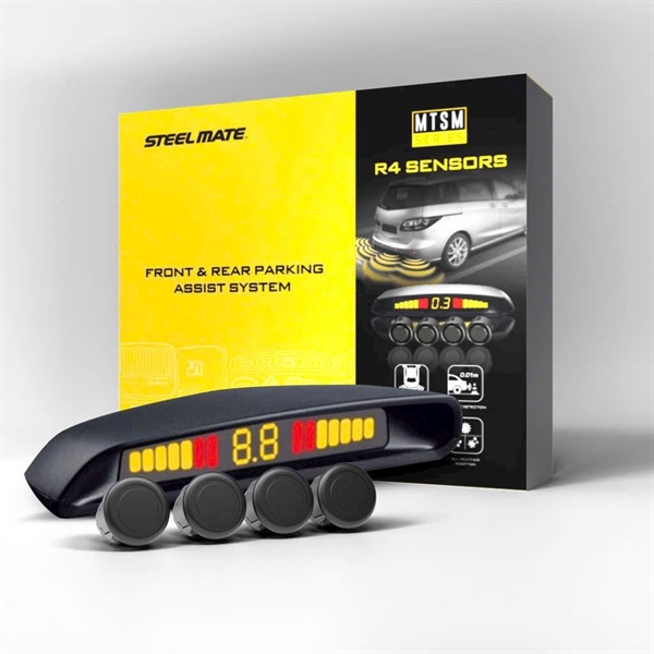 Cảm biến lùi Steelmate 4 mắt màu đen