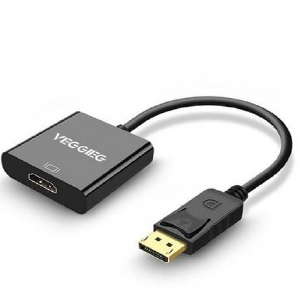 Cáp chuyển Displayport to HDMI âm VEGGIEG V-Z614