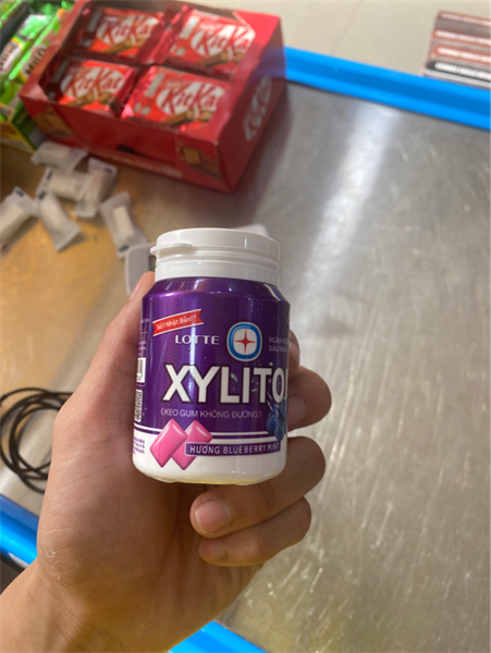 Kẹo Gum Xylitol 55.1g (6hũ/Hx12H/T) - Blueberry Mint