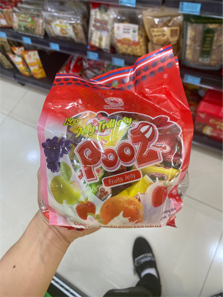 kẹo jelly trái cây tổng hợp 350g/20 gói