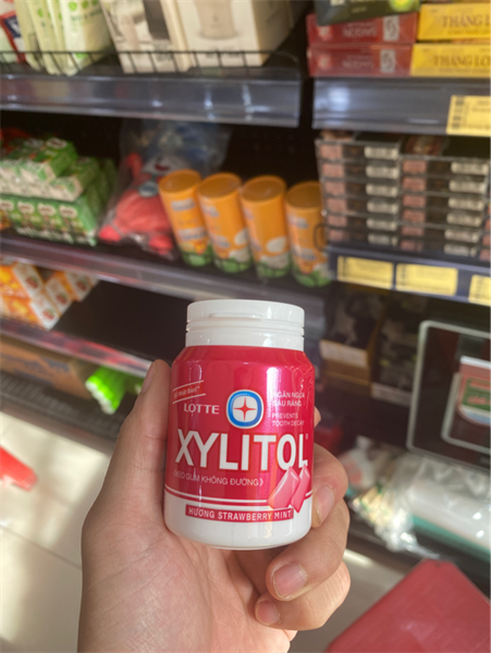 Kẹo Gum Xylitol 55.1g (6hũ/Hx12H/T) - Strawberry Mint