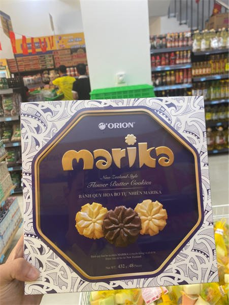 8700Marika Bánh Marika-Bơ tươi 48P (9Y22)/4-Hộp