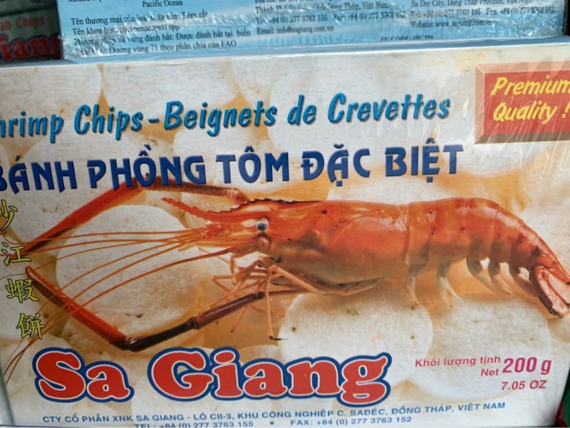 Bánh phồng cua Sa Giang