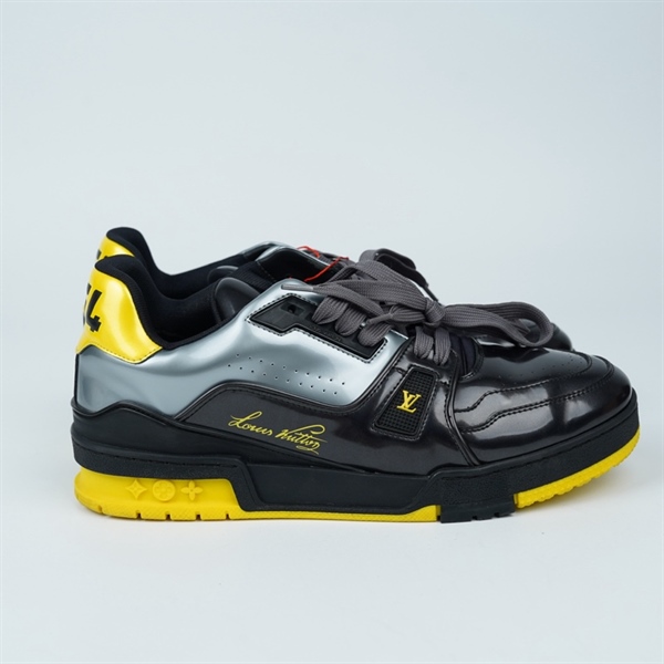 Giày LV đen đế vàng sz6.5 (UK) (BQ) KG+