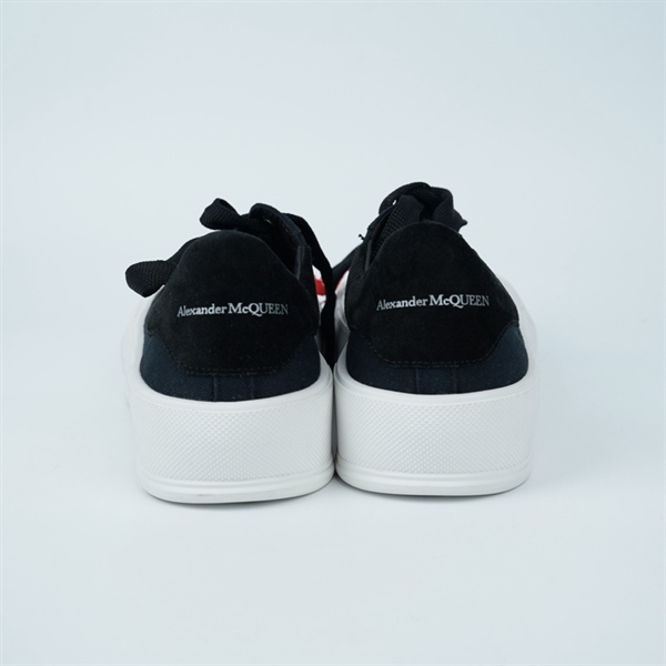 Giày Alexander Mcqueen đen đế trắng sz42 (BQ) KG+