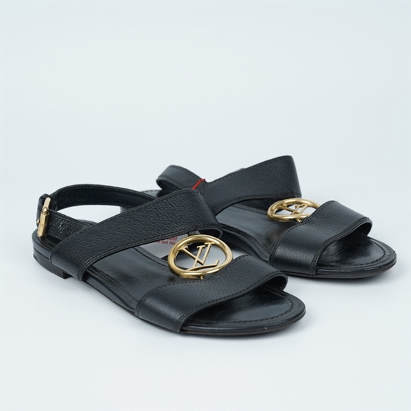 Giày LV đen sz37 (BQ) KG+