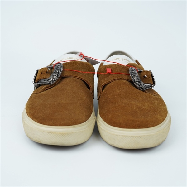 Giày YSL nâu sz41.5 (BQ) KG+