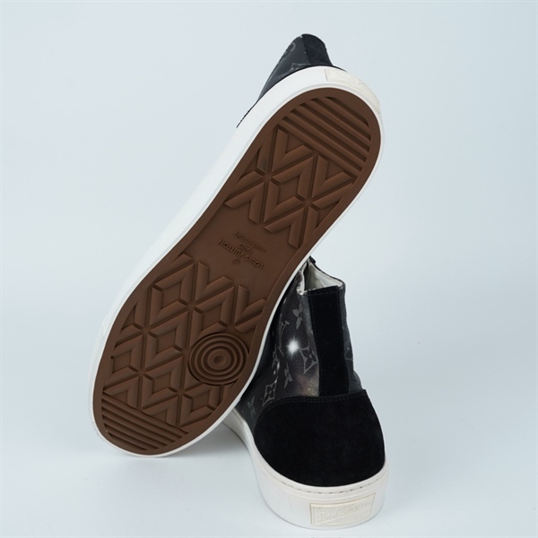 Giày LV đen ombre xám sz9 (UK) (BQ) KG+