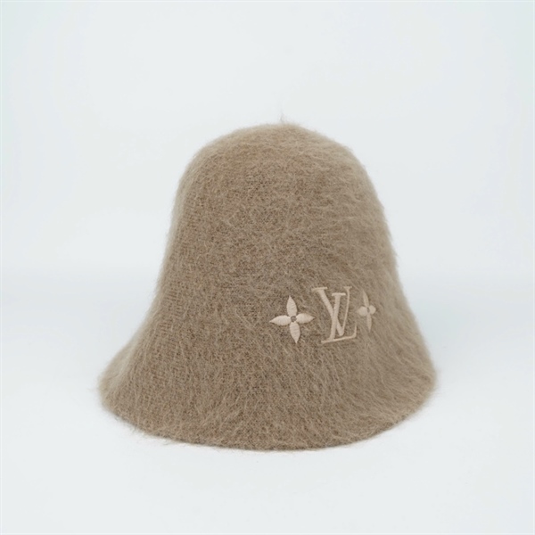 Nón LV xám lông (BQ) KG+