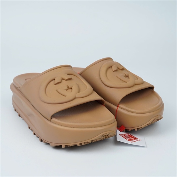 Dép GG nâu cao 4.5p sz36 (BQ) KG+