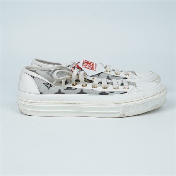 Giày LV xám hoa đen sz36.5 (BQ) KG+