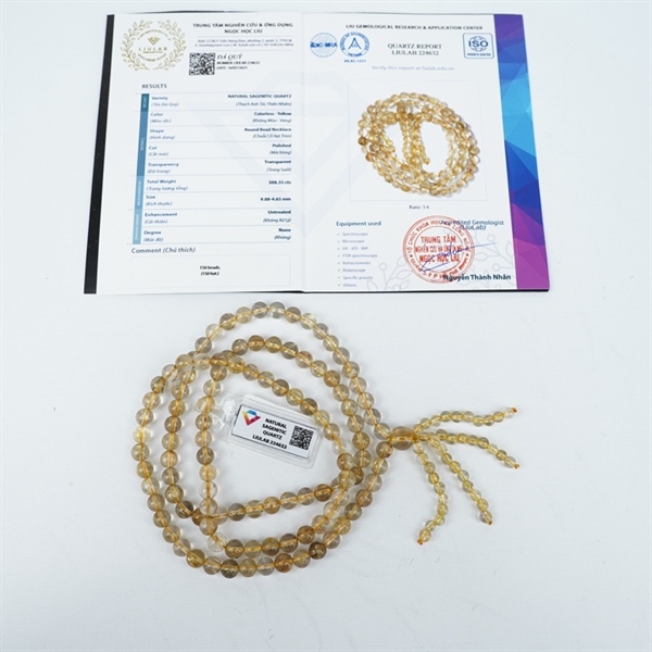 Chuỗi tóc vàng 150hạt 224632 kt9.88-4.65ly KG+