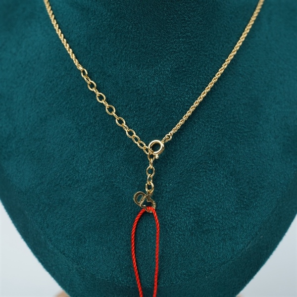 Dây chuyền Dior vàng mặt trái tim (BQ) KG+