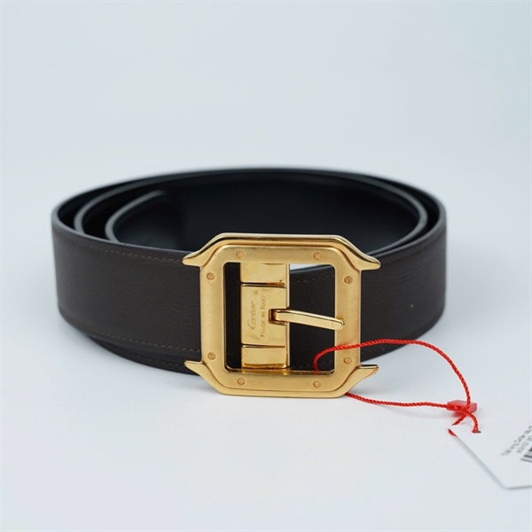 Thắt lưng Cartier nâu đậm sz3x107 (BQ) KG+