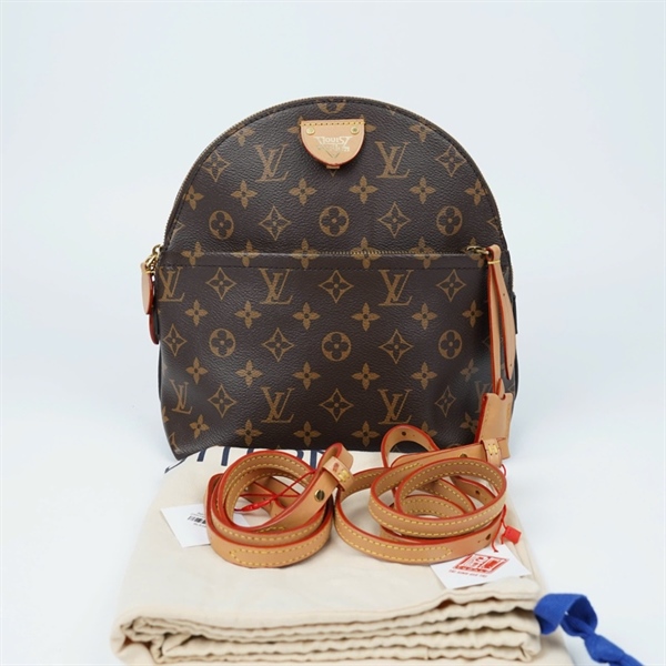 Balo LV hoa nâu 2 strap (DR4139) sz22x12x24 (BMC) KG+