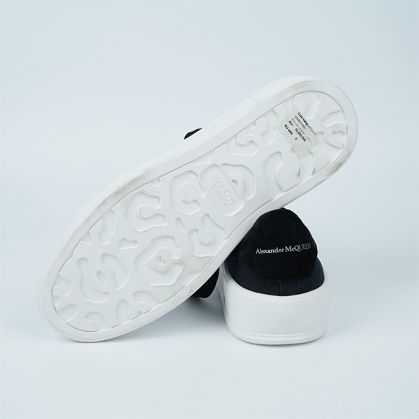 Giày Alexander Mcqueen đen đế trắng sz42 (BQ) KG+
