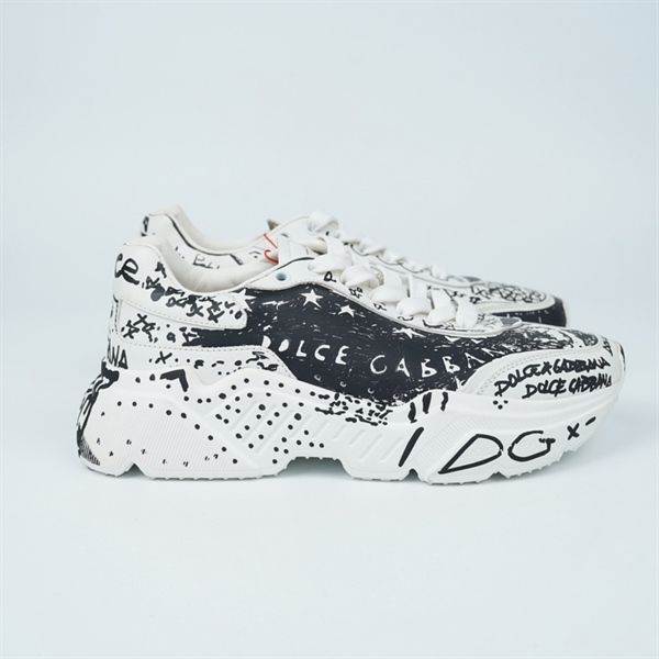 Giày D&G đen phối trắng sz39 (BQ) KG+