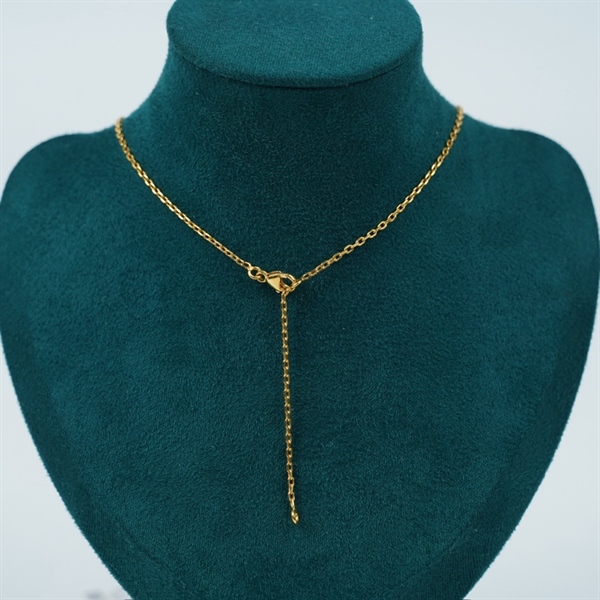 Dây chuyền Hermes vàng mặt ổ khóa (BQ) KG+