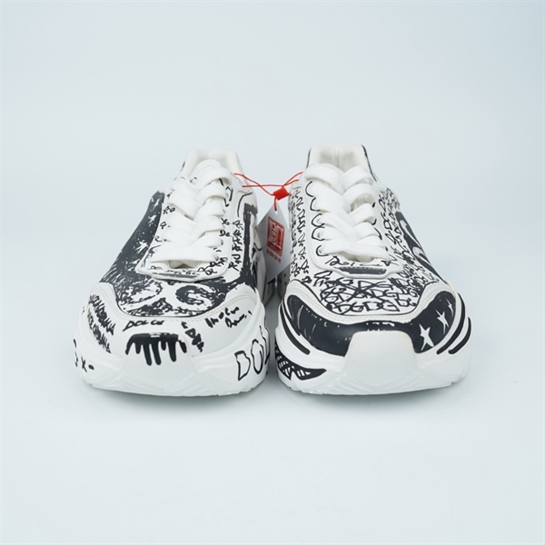 Giày D&G đen phối trắng sz39 (BQ) KG+