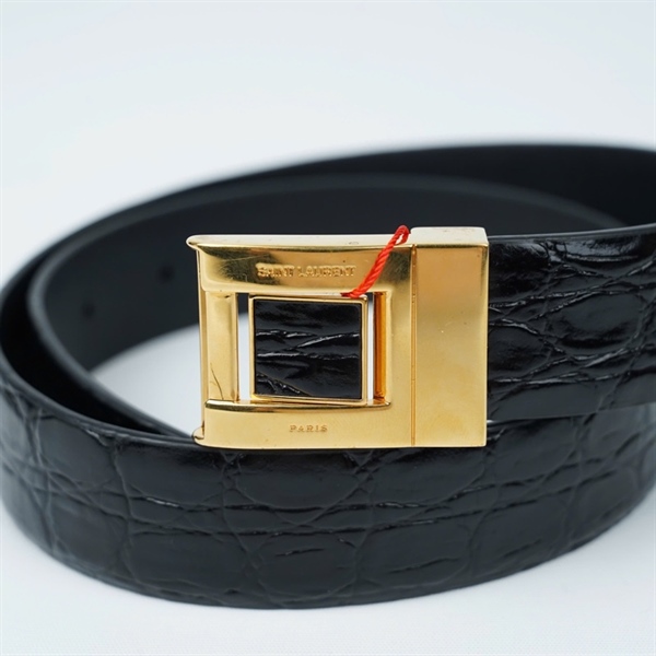 Thắt lưng YSL đen sz3x84 (BQ) KG+