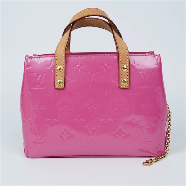 Túi LV Vernis Reade màu hồng bóng size 23cm KG+