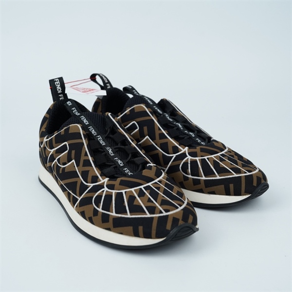 Giày Fendi nâu sz35.5 (BQ) KG+