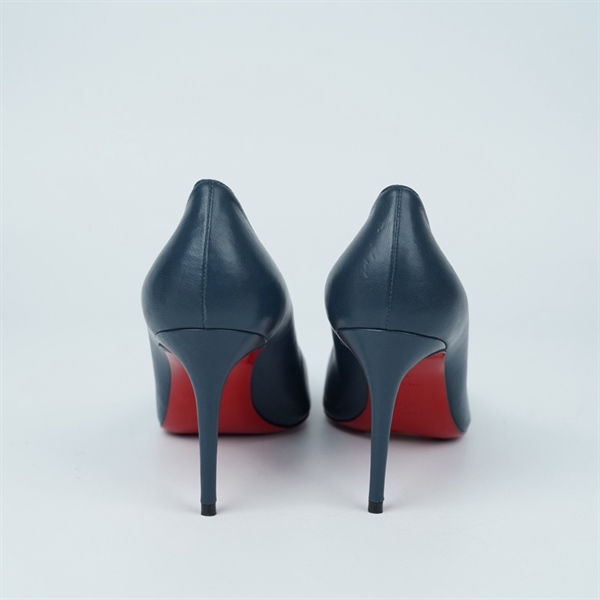 Giày Louboutin xanh đậm cao 8.5p sz37 (BQ) KG+