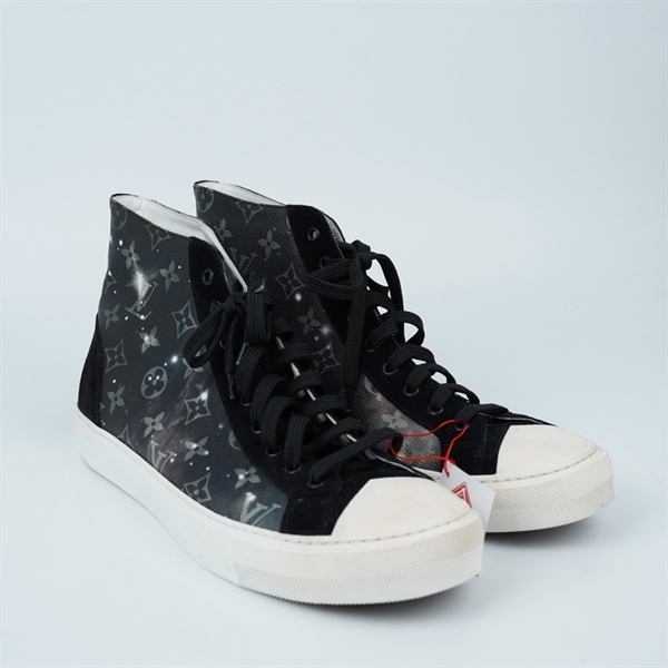 Giày LV đen ombre xám sz9 (UK) (BQ) KG+