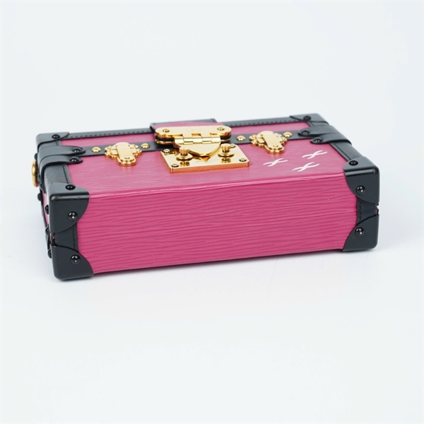 Túi LV trunk malle màu hồng tím PL1105 size 18cm KG+