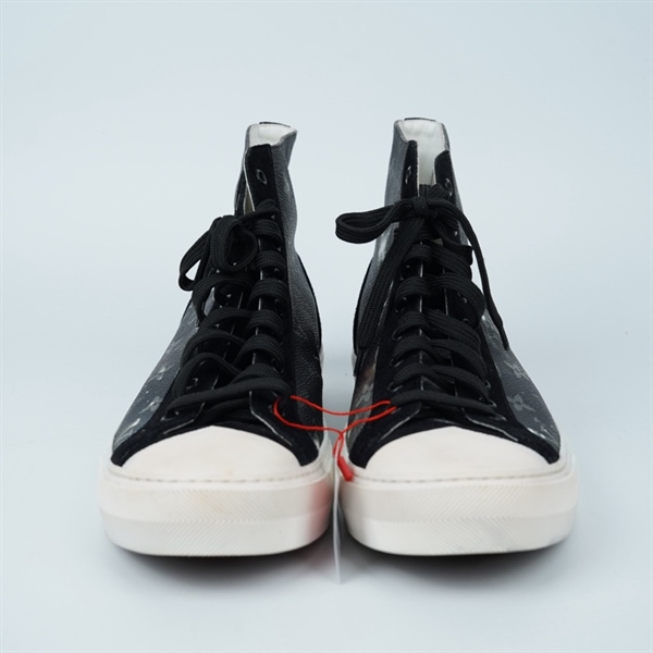 Giày LV đen ombre xám sz9 (UK) (BQ) KG+