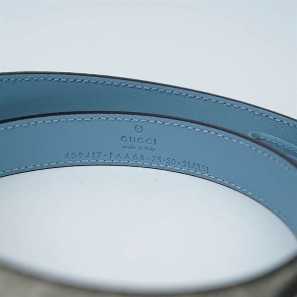 Thắt lưng GG nude lòng xanh sz2x90 (BQ) KG+