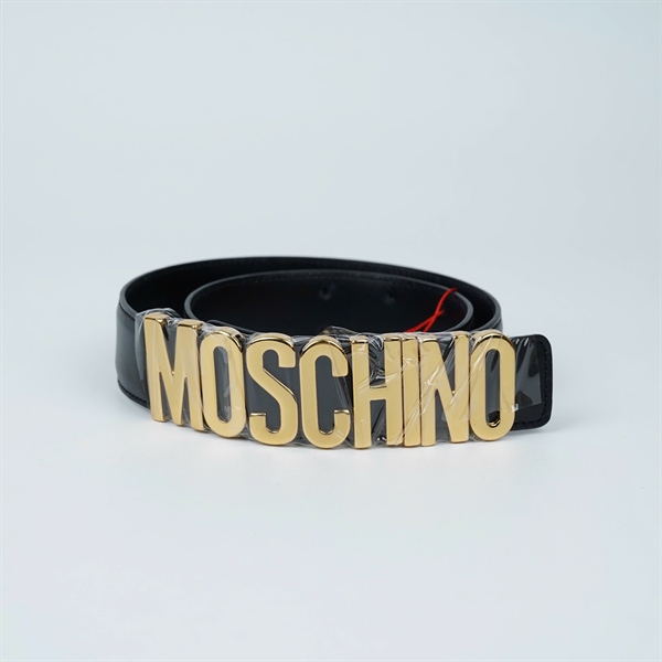 Thắt lưng Moschino đen sz3.3x90 (BQ) KG+