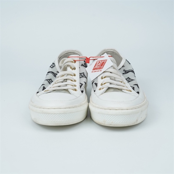 Giày LV xám hoa đen sz36.5 (BQ) KG+