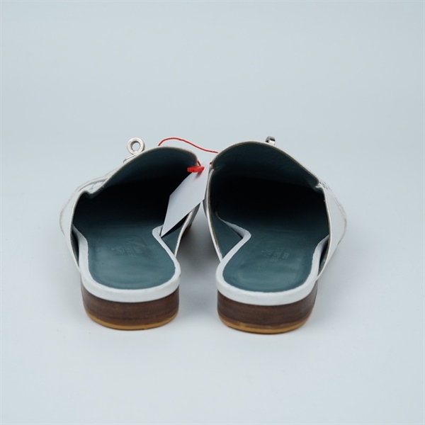 Giày Hermes trắng hình hổ sz38 (BQ) KG+