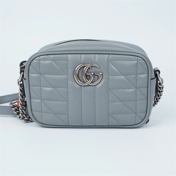 Túi GG Marmont xám (634936-498879) sz17 (BMC) KG+