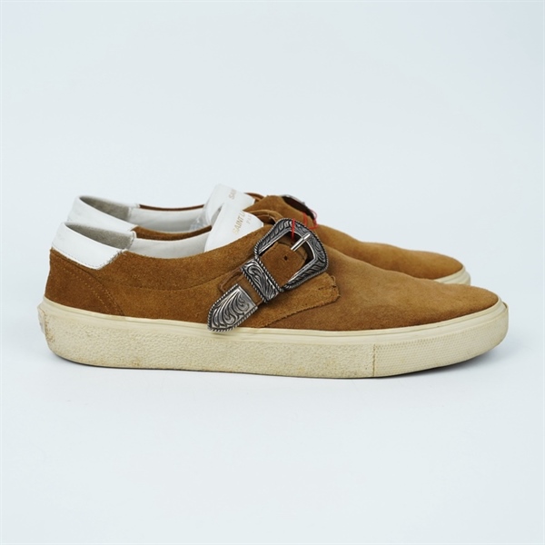 Giày YSL nâu sz41.5 (BQ) KG+