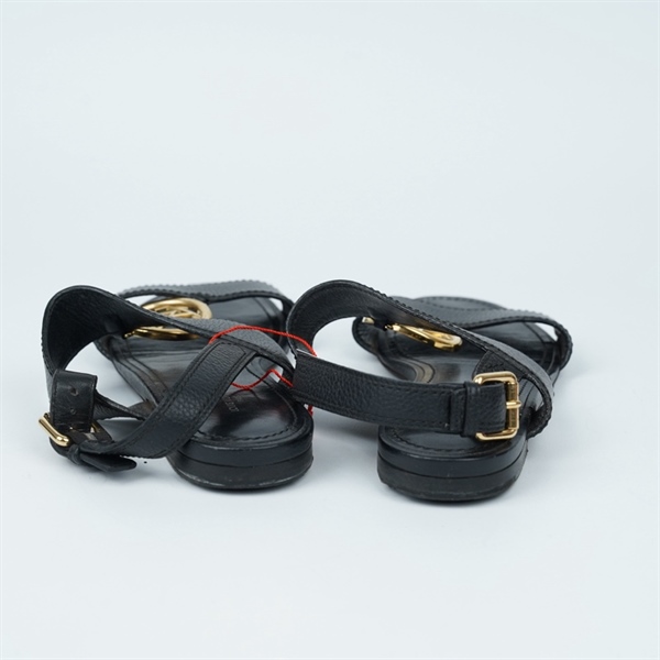 Giày LV đen sz37 (BQ) KG+