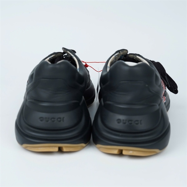 Giày GG đen chữ đỏ sz8.5 (UK) KG+