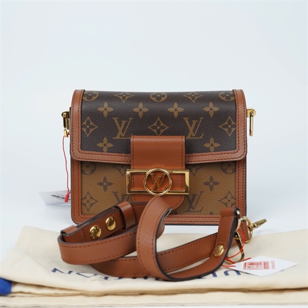 Túi LV Dauphine hoa nâu sz19 (BMC) KG+