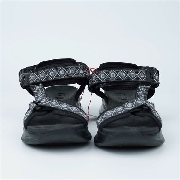 Giày GG đen có quai sz9 (UK) (BQ) KG+